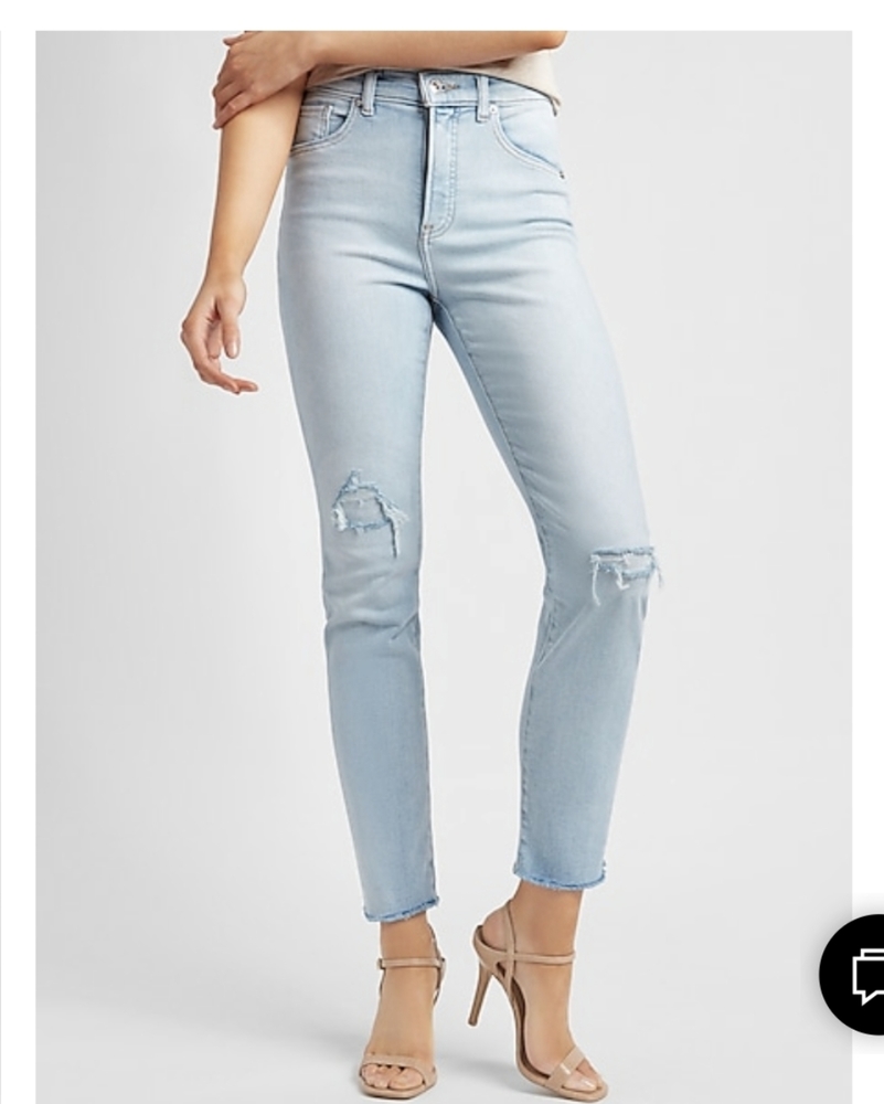 🌲 High waisted light jean